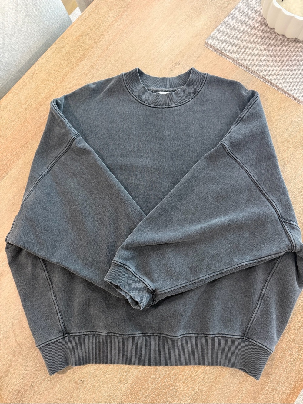 Joah Brown Crewneck Sweatshirt - Charcoal